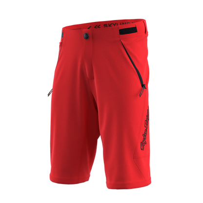 Troy Lee Designs Skyline MTB Short - Shell - Youth - Fiery Red - 2023