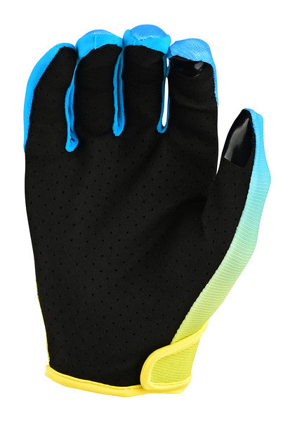 Troy Lee Designs Flowline MTB Glove - Faze - Blue-Yellow - 2023