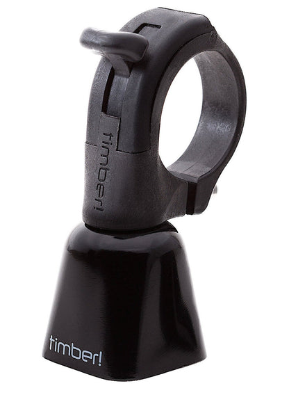 Timber Mountain Bike Bell - Black Black Bolt On 