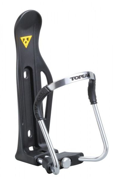 Topeak Modula Adjustable Bottle Cage 2 - Black-Silver Black - Silver  