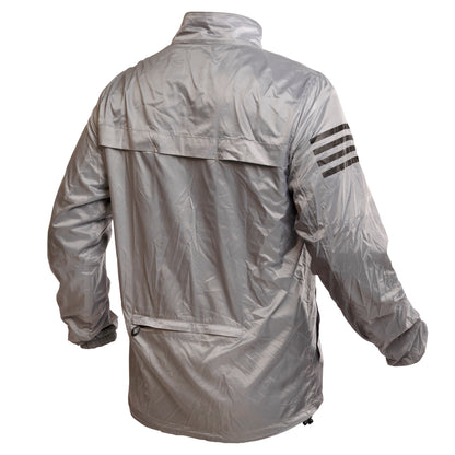 Fasthouse Tracker Packable Windbreaker Jacket - Light Gray