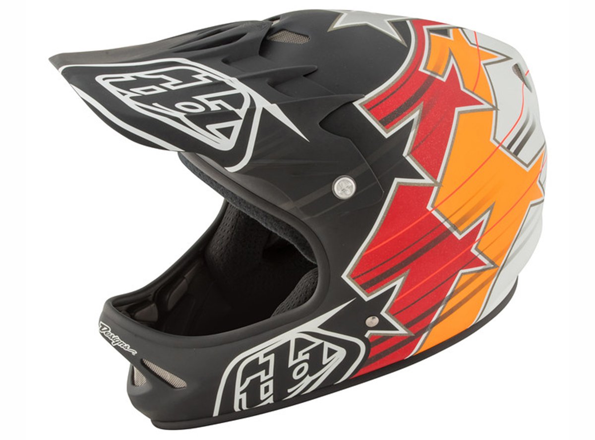 Troy Lee Designs D2 Fusion Full Face Helmet - Black Black X-Small/Small 