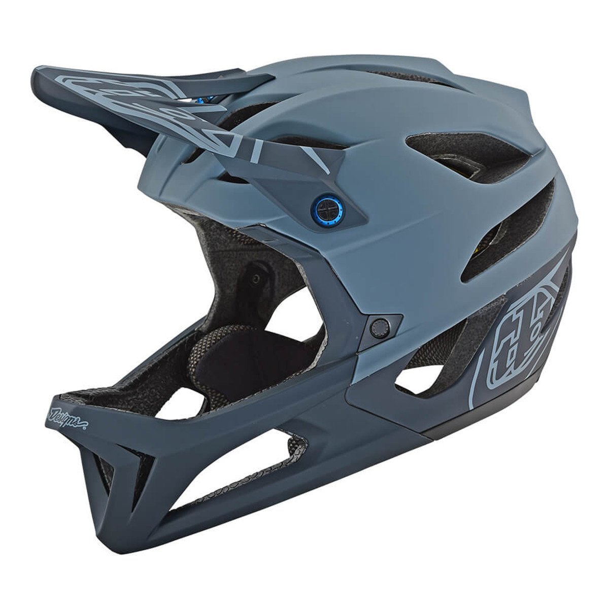 Troy Lee Designs Stage MIPS Enduro Full Face Helmet - Stealth - Gray Stealth Gray X-Small/Small 