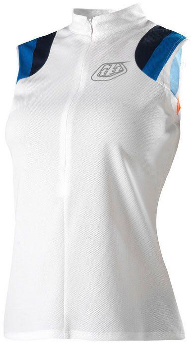 Troy Lee Designs Sleeveless MTB Jersey - Womens - White White Small 