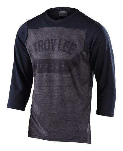 Troy Lee Designs Ruckus 3/4 Sleeve MTB Jersey - Arc - Black - 2022 Black Small 