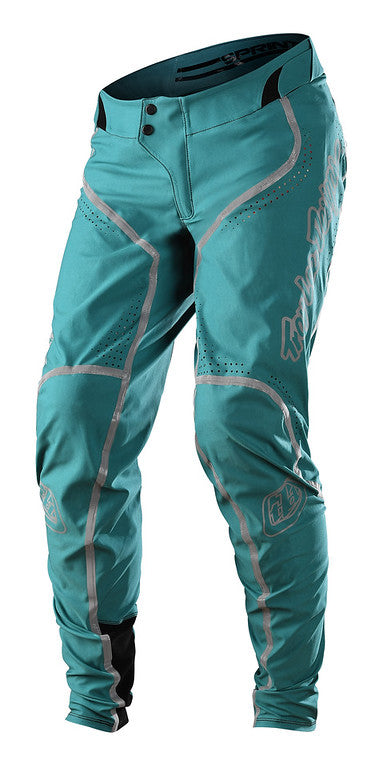 Troy Lee Designs Sprint Ultra Pant - Lines - Ivy-White - 2022 Ivy - White 30" 