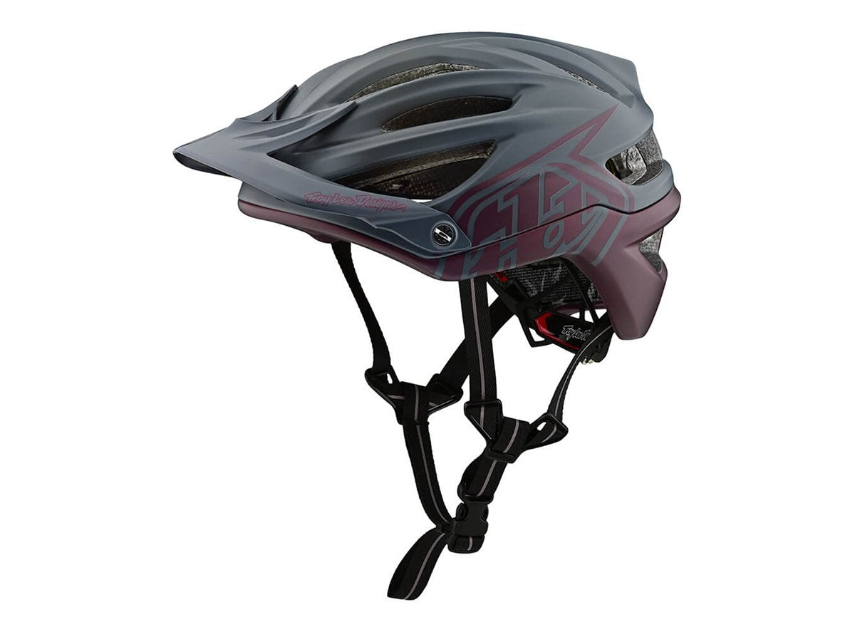 Troy Lee Designs A2 MIPS MTB Helmet - Decoy - Gray-Sangria - 2019 Gray - Sangria Small 