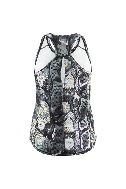 Sugoi Coast Print Tank - Womens - Deep Lilac-Snake