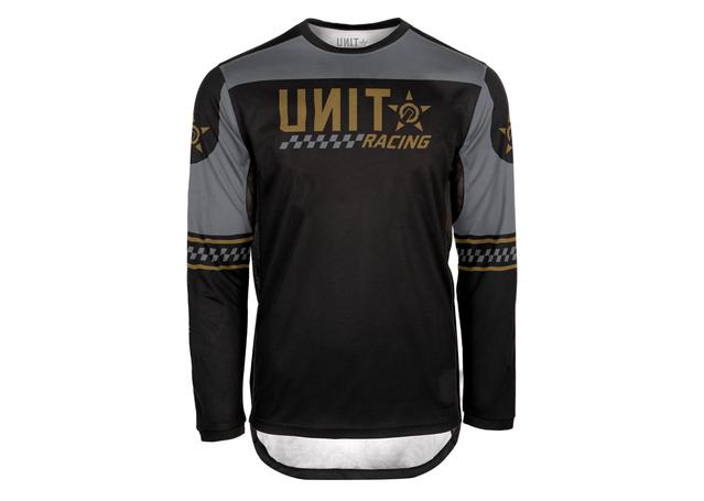 Unit Racing Long Sleeve MTB Jersey - Black - 2022 Black Small 