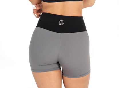 Unit Tempo Mini Active Short - Womens - Gray