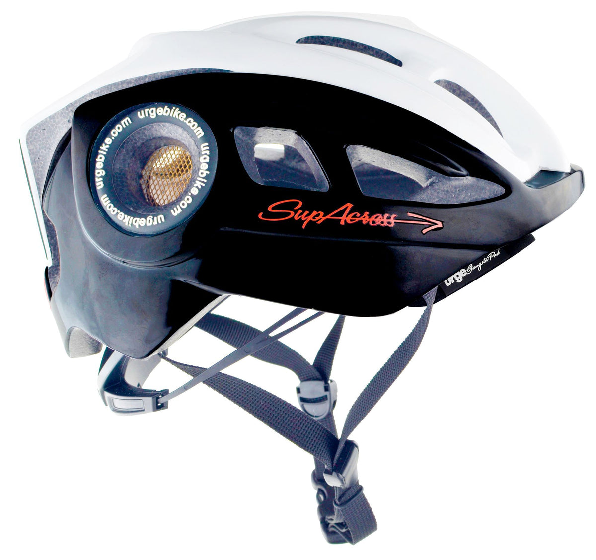 Urge Supacross XC Helmet - Black-White Black - White Small/Medium 