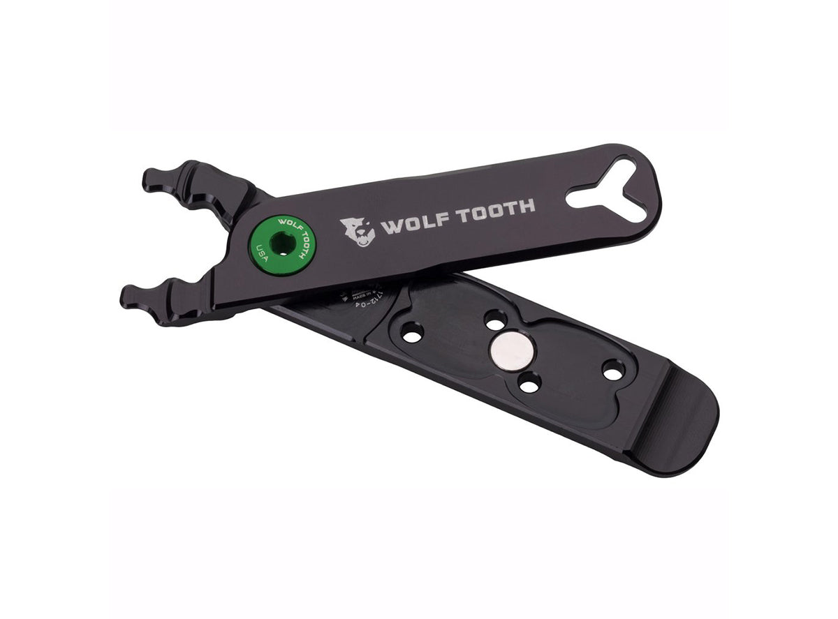 Wolf Tooth Components Combo Masterlink Pliers - Black-Green Black - Green  
