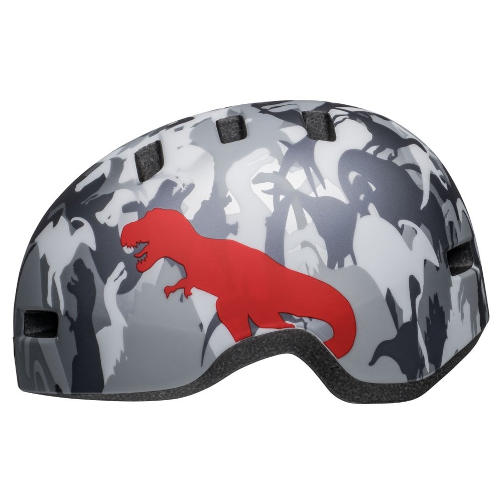 Bell Lil Ripper Child Helmet - Camosaurus-Matt Gray-Silver