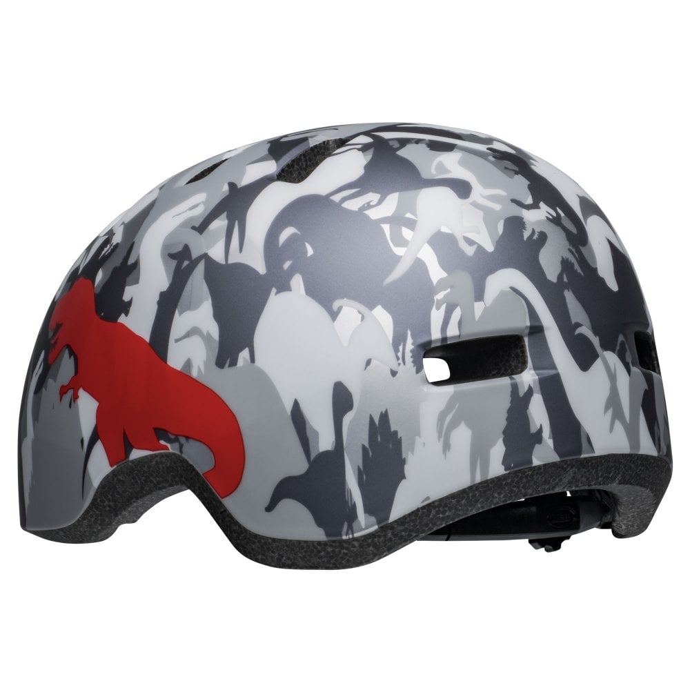 Bell Lil Ripper Child Helmet - Camosaurus-Matt Gray-Silver