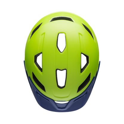 Bell Sidetrack Child Helmet - Matt Bright Green-Blue - 2019