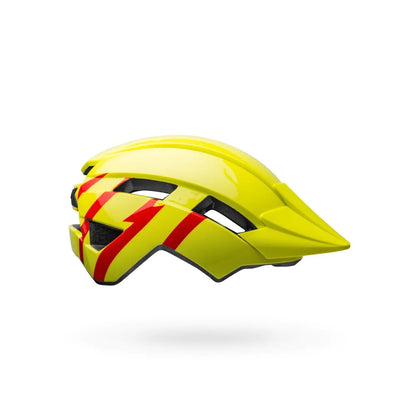 Bell Sidetrack II MTB Helmet - Youth - Hi Viz-Red