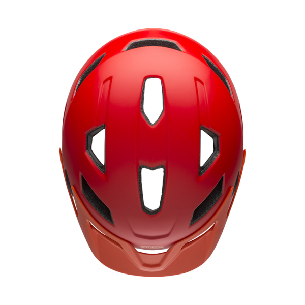 Bell Sidetrack Youth Helmet - Matt Red-Orange - 2020