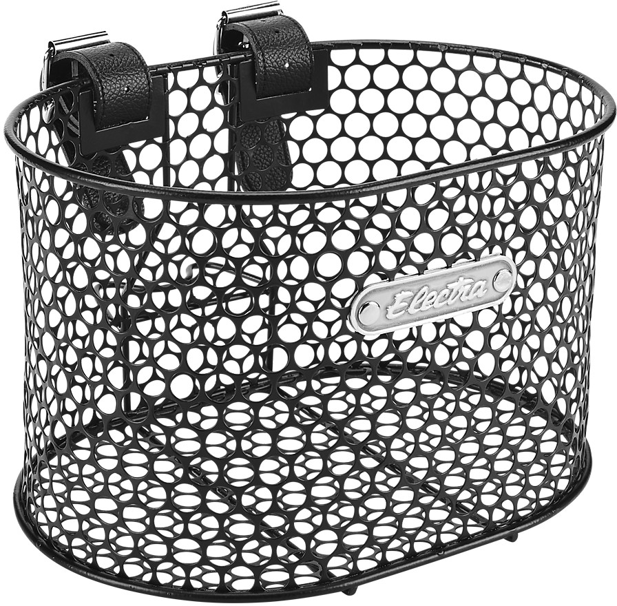 Electra Honeycomb Small Strap Front Basket - Black Black  