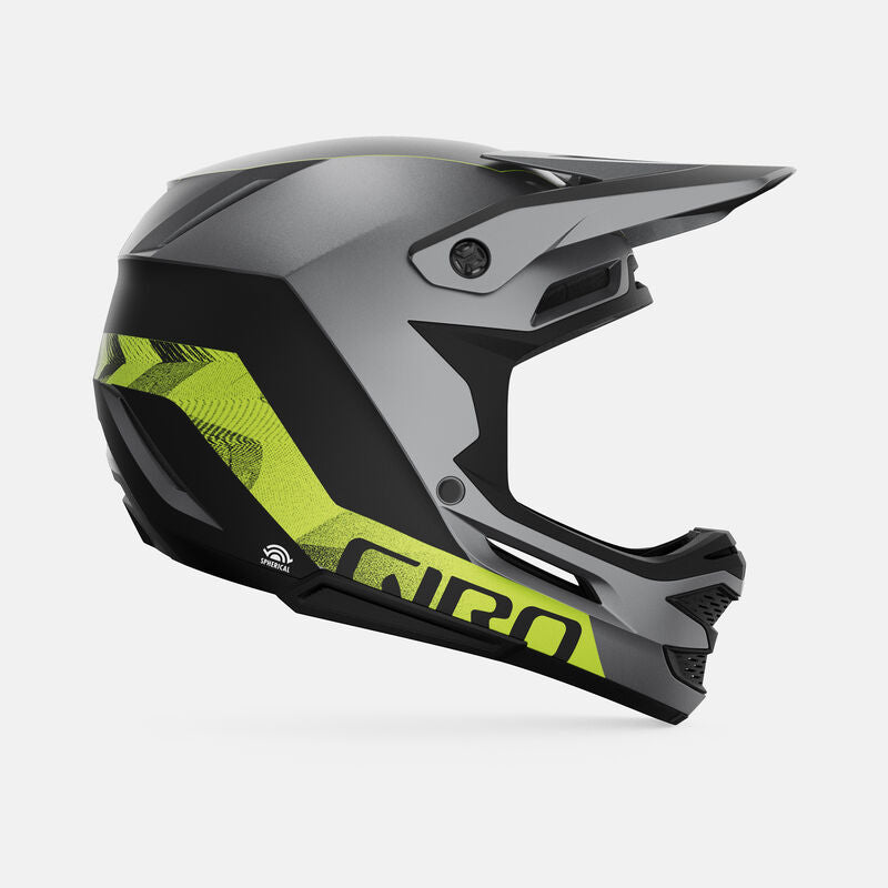Giro Insurgent Spherical Full Face Helmet - Matt Black-Ano Lime