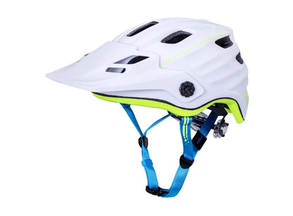 Kali Protectives Maya 2.0 Revolt MTB Helmet - Matt White-Flo Yellow - 2019 Matt White - Flo Yellow Large/X-Large 