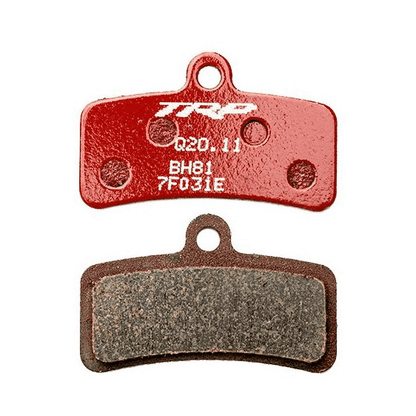 TRP 4-Piston Brake Pads - Semi-Metallic Red Fits: G-Spec DH-R, Trail SLC, Trail SL, Trail S 
