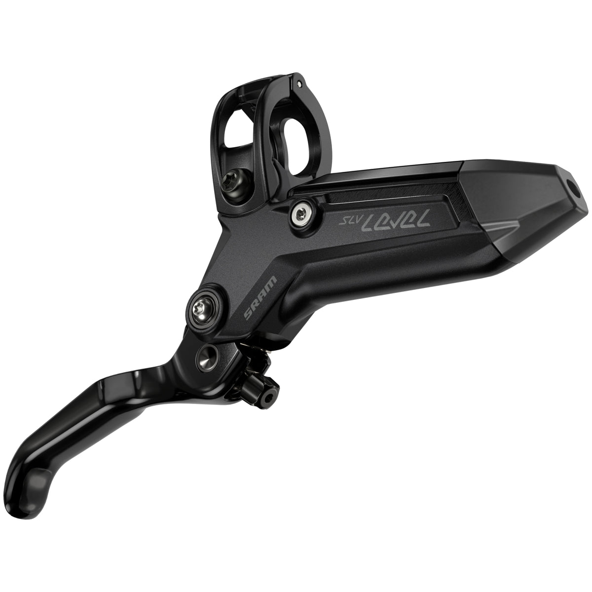 SRAM Level Silver Stealth Disc Brake and Lever - Front - Black Anodized