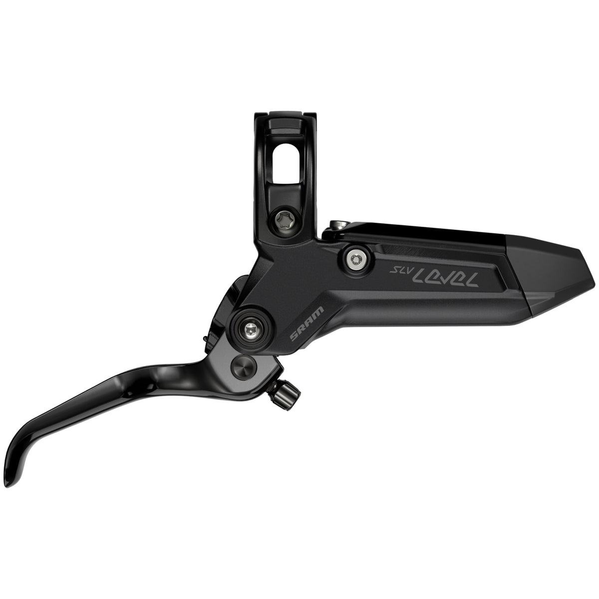SRAM Level Silver Stealth Disc Brake and Lever - Front - Black Anodized